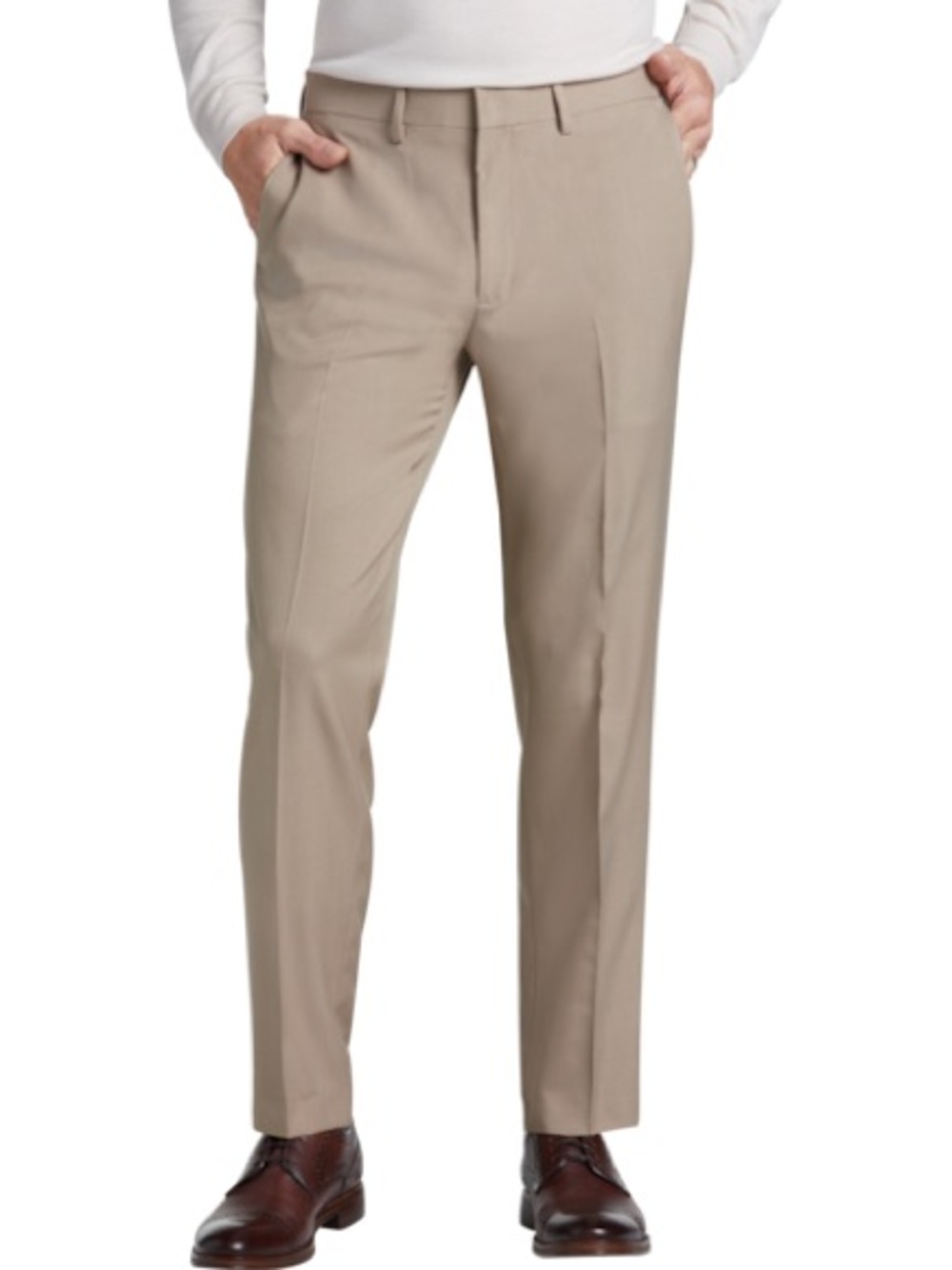 Classic Fit Polyester Haggar Men’s Dress Pants (36x32)